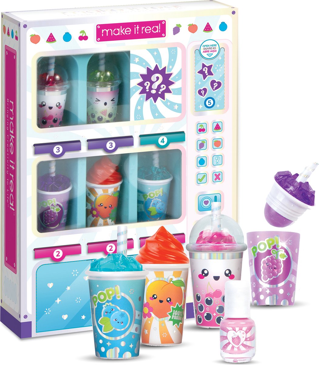 Make it real - lipgloss automaat set