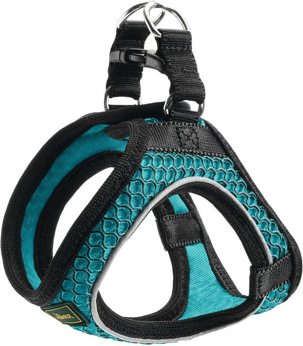 Hunter hondentuigje hilo-comfort turkoois (30-35 cm)