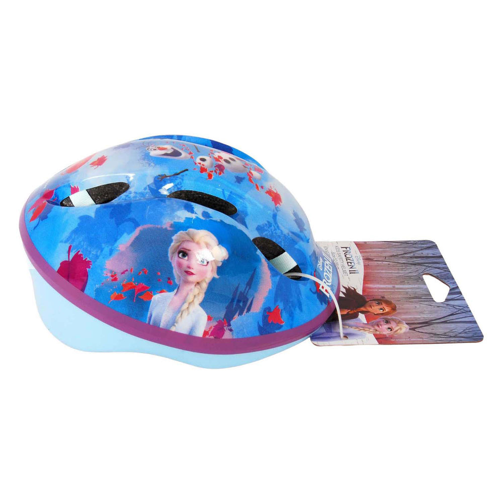 Disney Frozen fiets-skatehelm blauw roze maat 51-55 cm