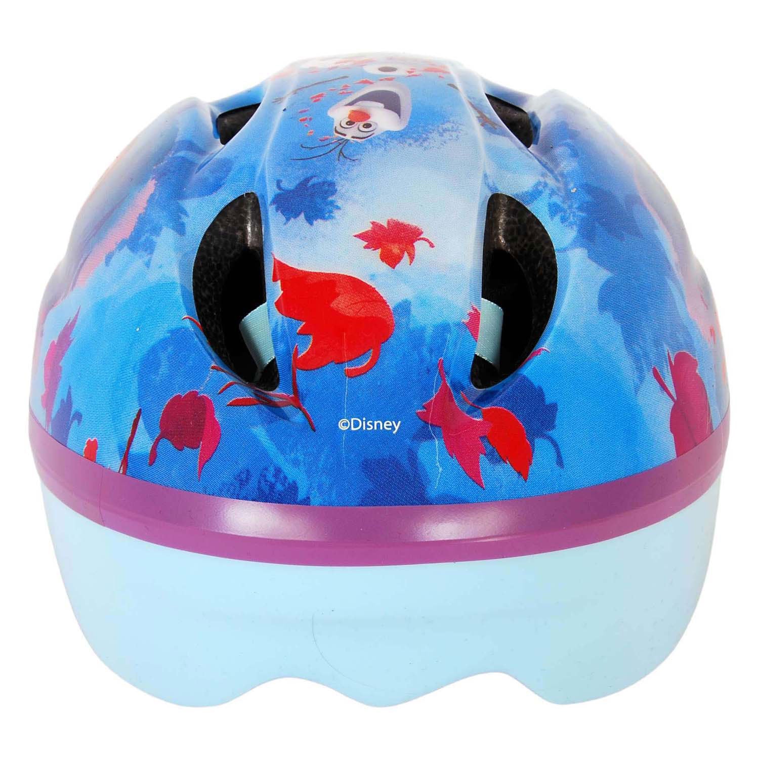 Disney Frozen fiets-skatehelm blauw roze maat 51-55 cm