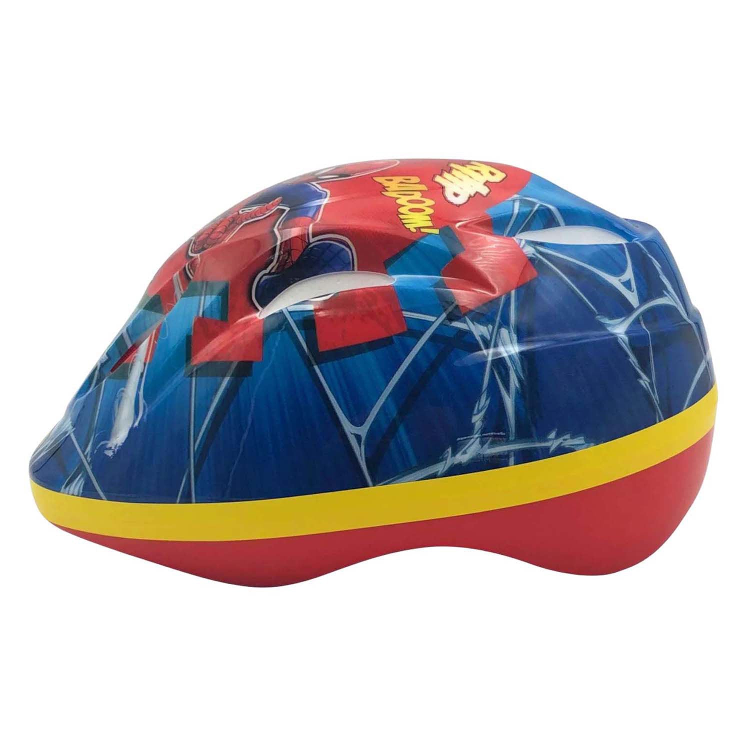 fietshelm Spider-Man jongens 51-55 cm Blauww rood
