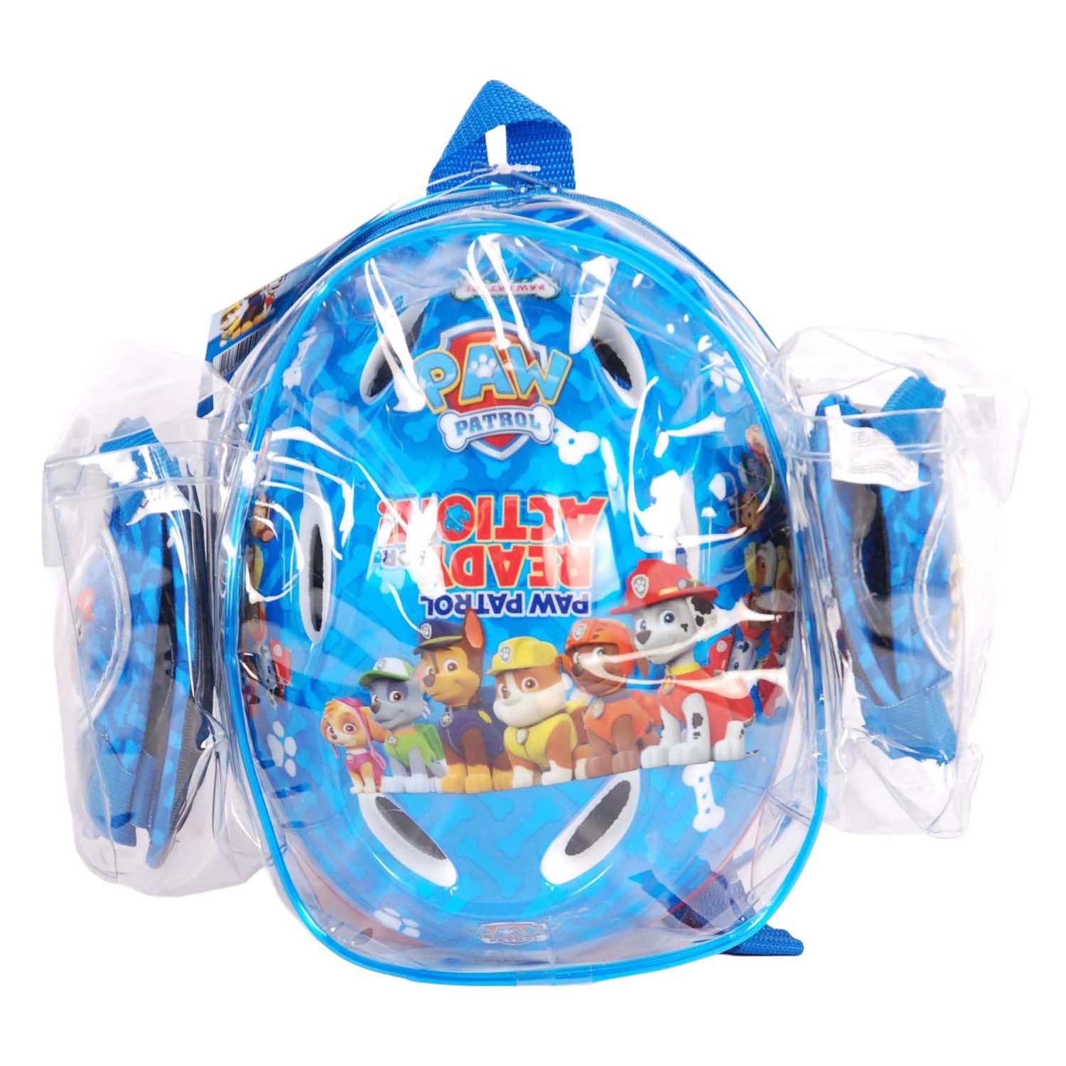 Nickelodeon Paw Patrol beschermingset compleet (helm, knie en elleboogschermers)