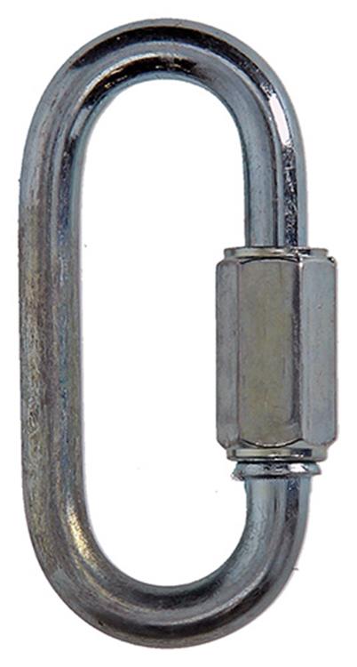 Mack 1008471 - 1 loze schakel + moer 6mm verzinkt | 10 stuks