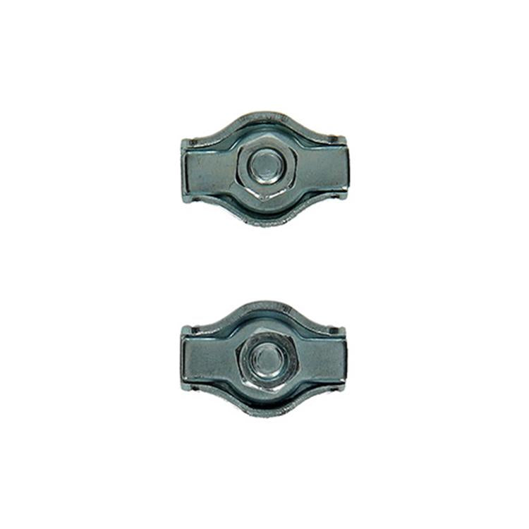 Mack 1008482 - 2 staaldraadklemmen 2mm simplex verzinkt | 10 stuks