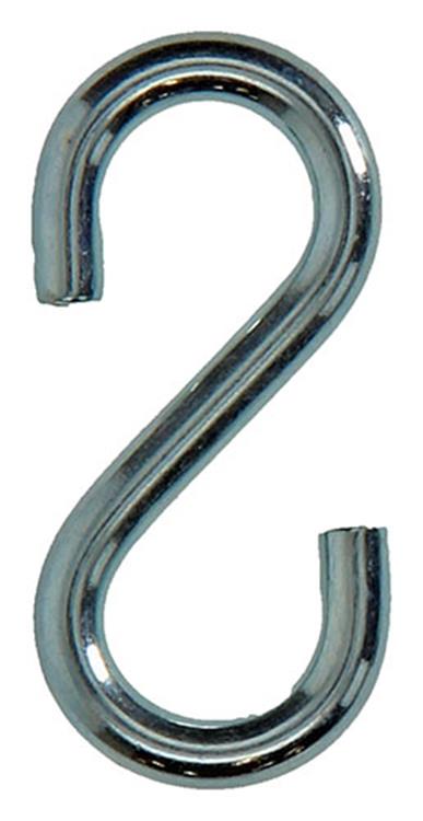 Mack 1008534 - 2 open s-haken 4,4 x 40mm verzinkt | 10 stuks