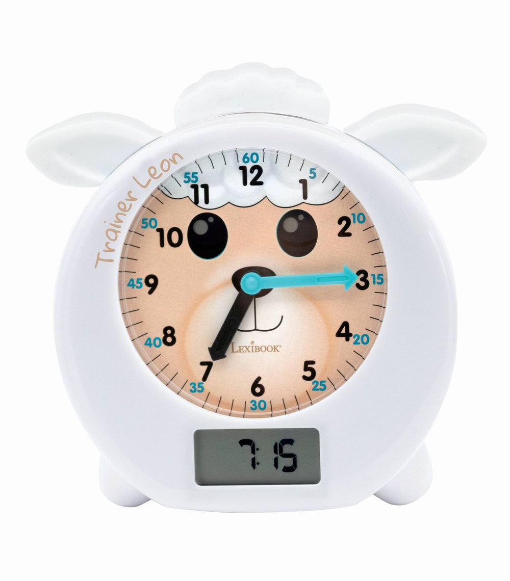 Lexibook leon. my sleep trainer educatieve wekker met vertelfunctie en verlichting (de versie)