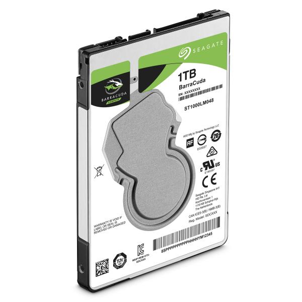 Seagate st1000lm048 barracuda hdd, 1tb, 2.5 , sata3 6gbps, 5400 rpm, 128mb, 1.7w