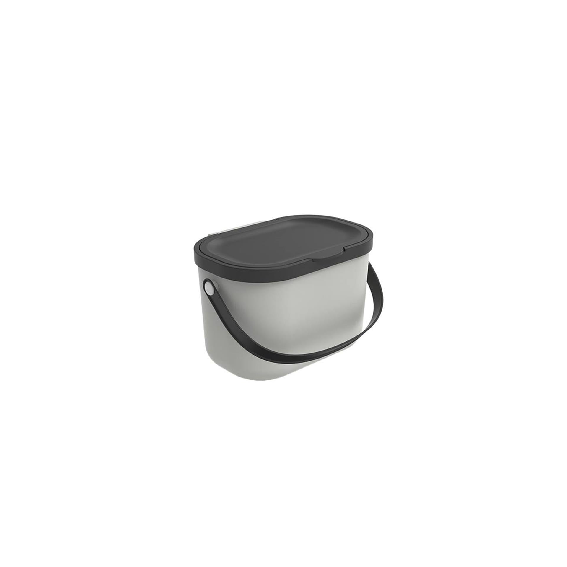 Rotho albula afvalscheiders - gft afvalbak - 3,2l - gerecycled materiaal - wit