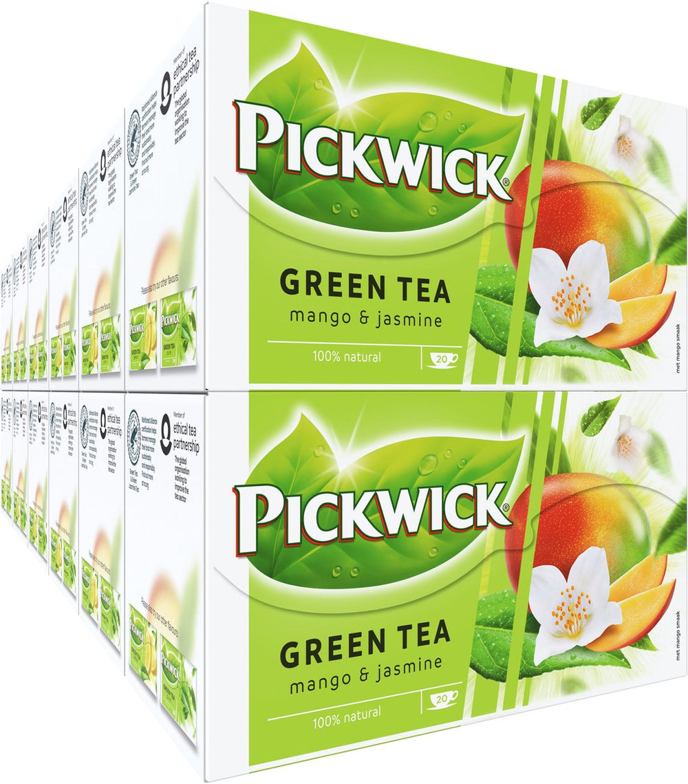 Pickwick mango jasmine groene thee - 12 x 20 theezakjes