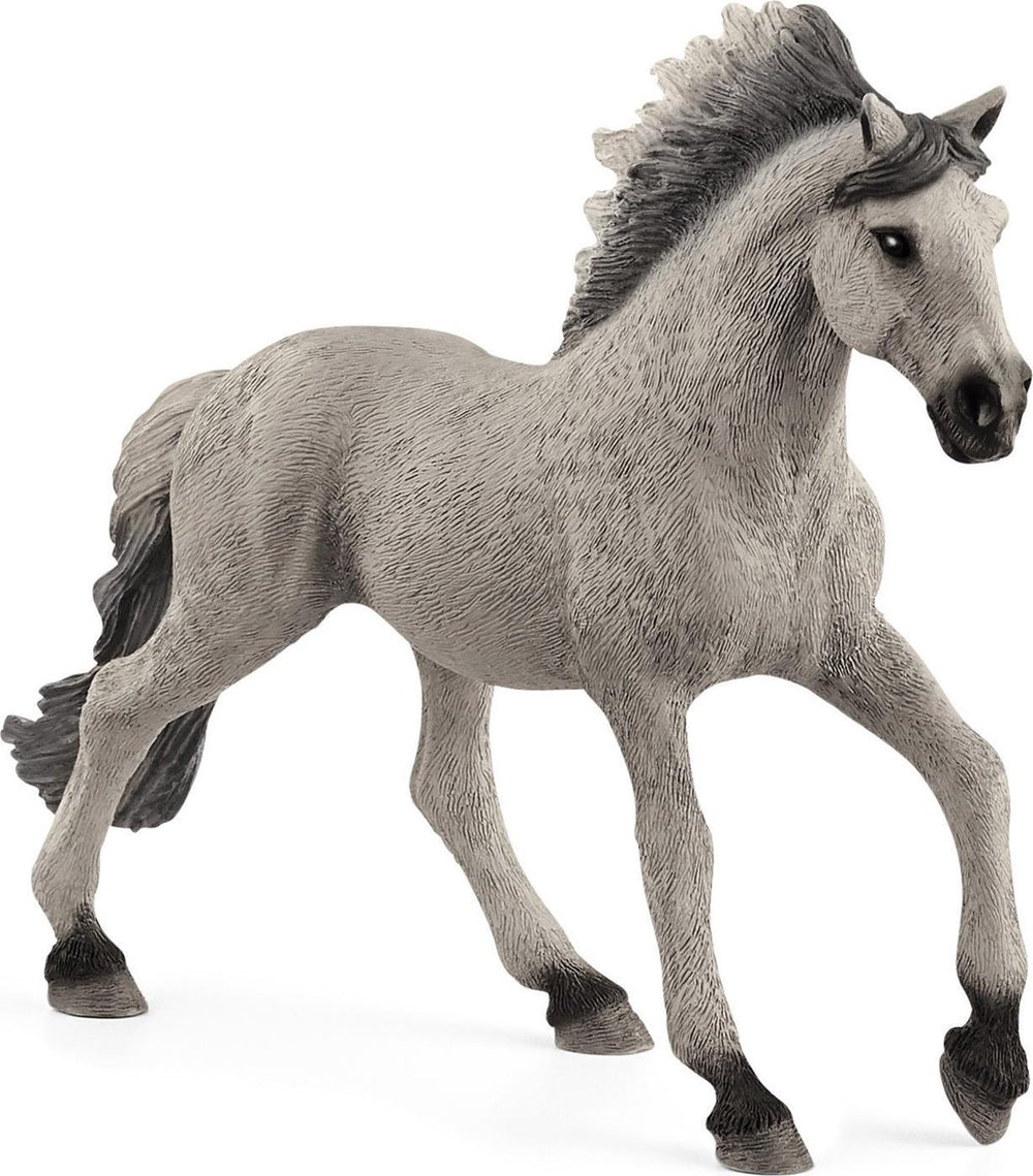 Schleich farm world - sorraia mustang hengst- speelfiguur - kinderspeelgoed voor jongens en meisjes - 3 tot 8 jaar - 13915