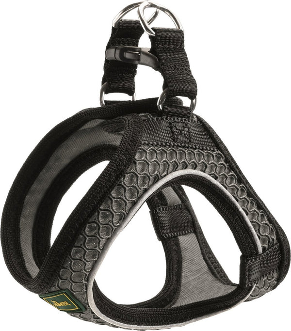 Hunter harnas hilo comfort antraciet - hondenharnas - m 55-60 58-65 cm xxl