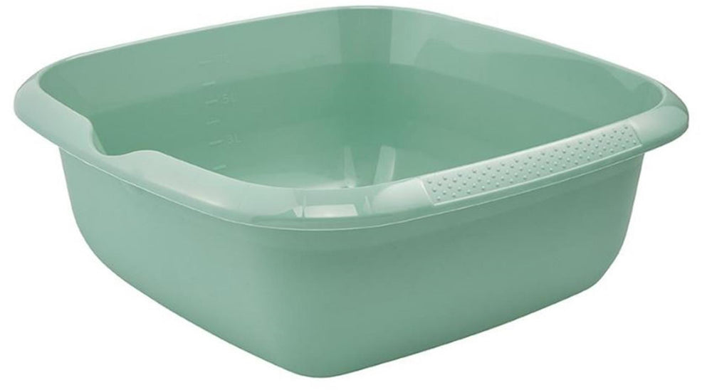 Keeeper afwasbak vierkant 8l 34x34x12,5cm nordic green