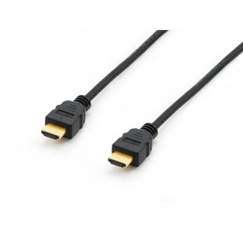Equip 119351 HDMI2.0-kabel, 4K@50 60Hz (2160p) HDMI type-A, M->M, 18 GB s, 18 GB s, 3 m, zwart