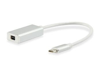 Equip 133457 USB type C mannelijk naar mini DisplayPort vrouwelijk adapter, 15 cm