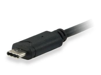 Equip 133456 USB type C mannelijk naar SATA mannelijke adapter, 50 cm