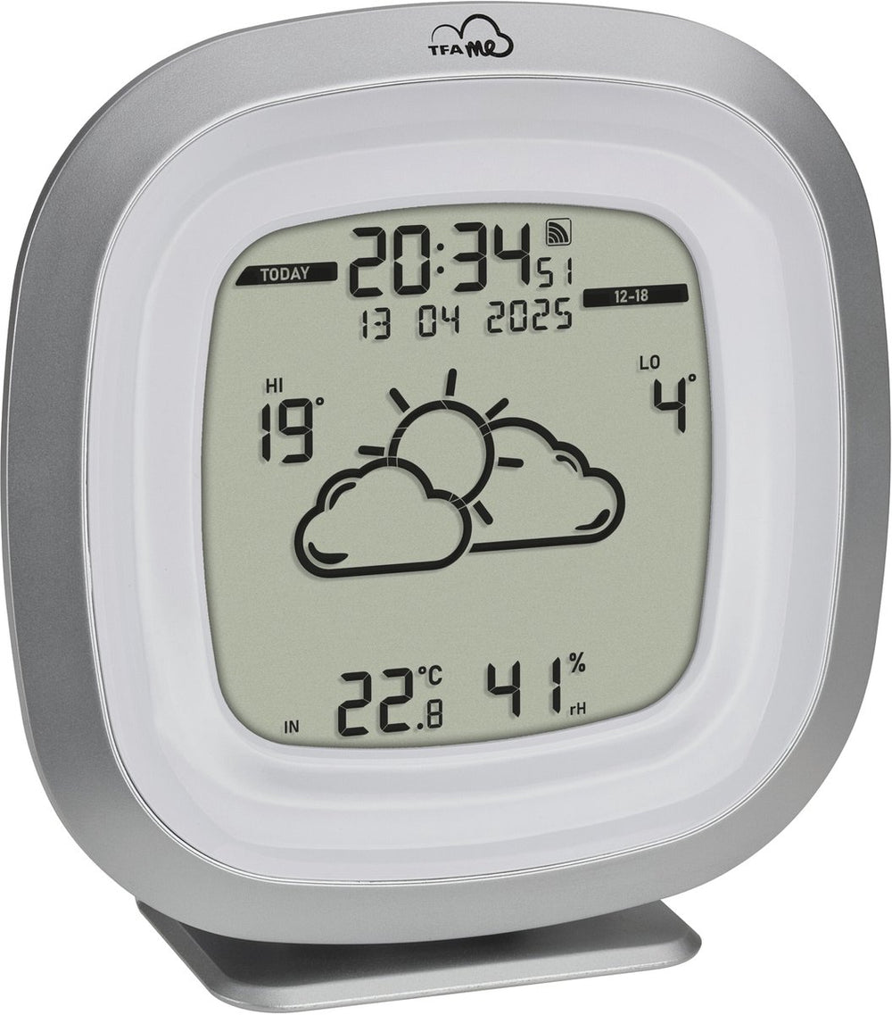 Tfa dostmann tfa.me id-03 35.8101.54 wifi-weerstation verwachting voor 4 dagen aantal sensoren max.: 5
