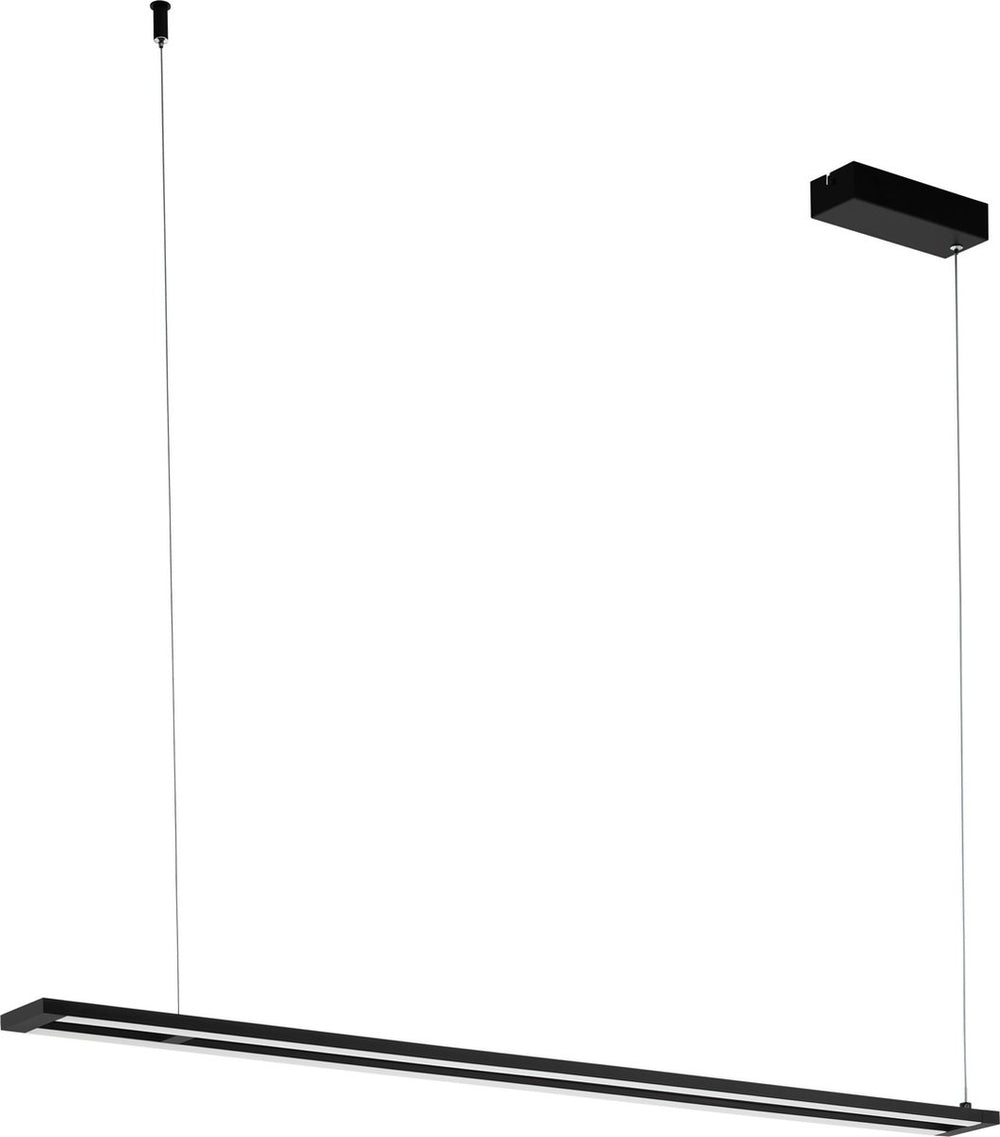 Eglo amontillado hanglamp - led - 116 cm - zwart wit - dimbaar
