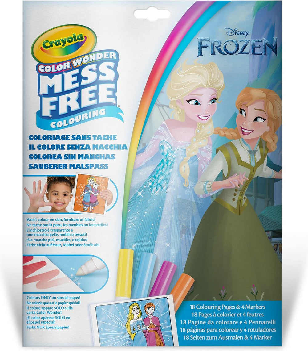 Crayola - color wonder - kleurboek - disney frozen - kleurplaten en stiften