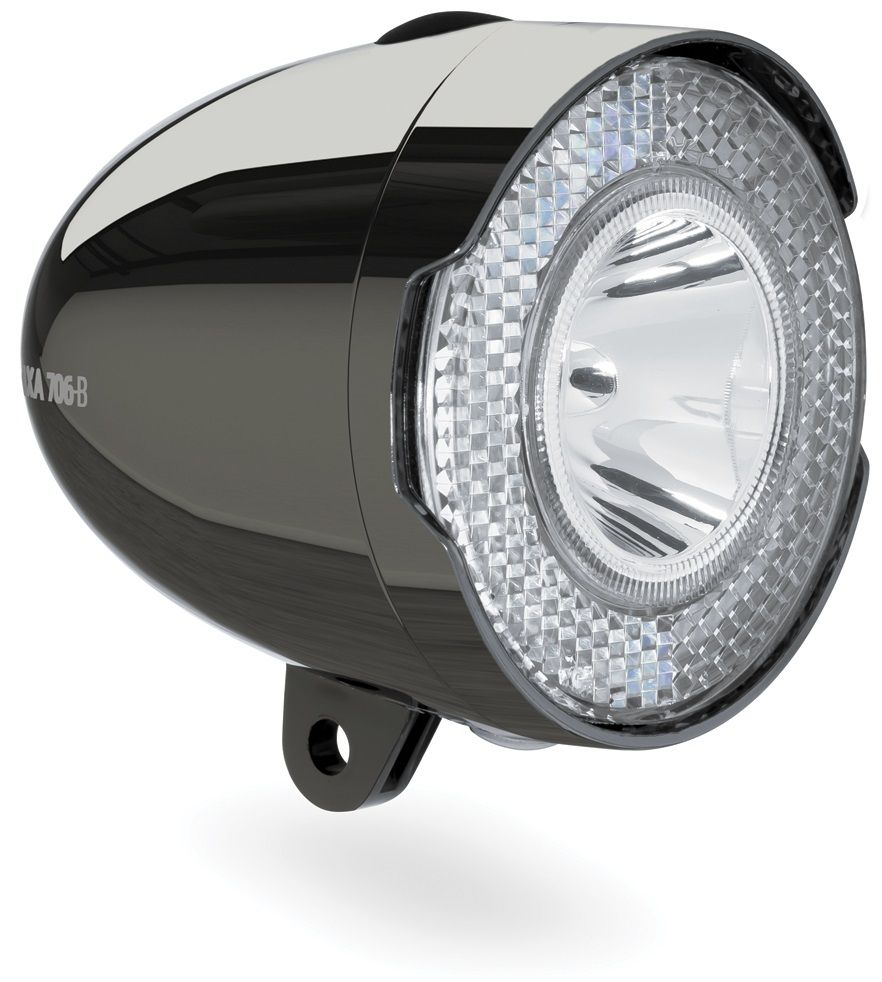Axa koplamp 706 15 lux - zwart