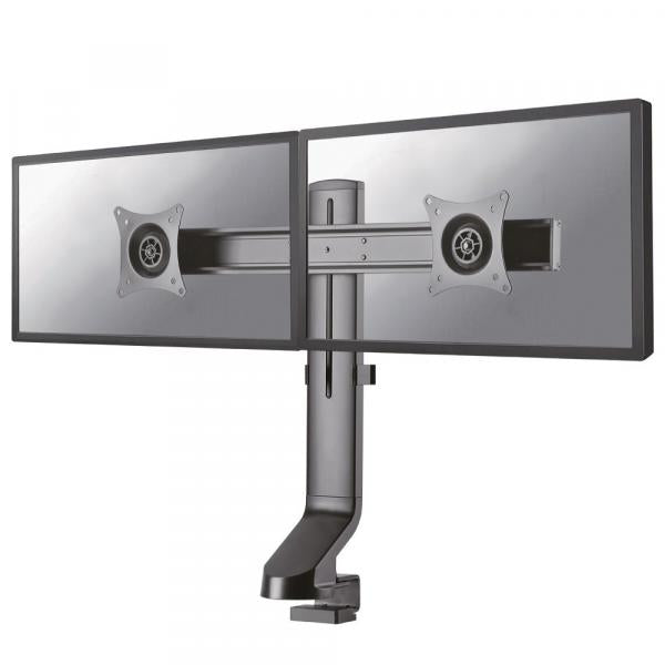 Neomounts fpma-d860dzwart flatscreen bureausteun, 2x 10-27 7 kg, 26 - 45 cm, 75x75 100x