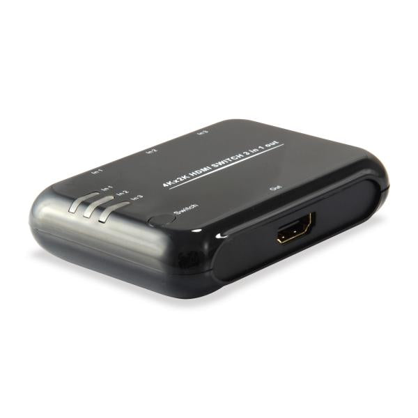 Equip 332721 hdmi switch, 3x, hdmi1.4, dolby true-hd, 7.1ch, black