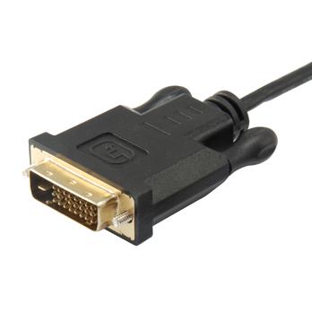 Equip 133468 USB type-C naar DVI-D kabel, mannelijk mannelijk, recht, 1,8 m, zwart