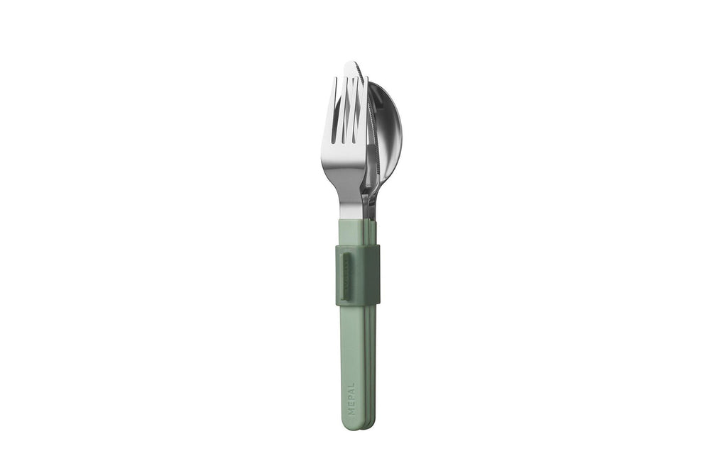 Mepal bestekset silueta 3-delig - nordic sage