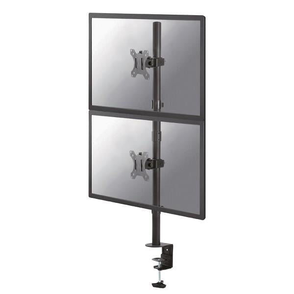 Neomounts Neomounts FPMA-D550DVBLACK Flatscreen-bureaumontage, 2x 10-32, 16 kg, 88 cm, 75x75 100x100