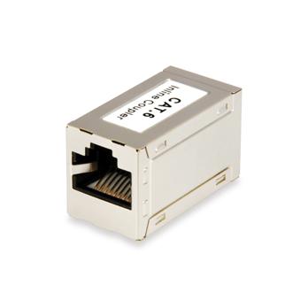 Equip 121179 rj45 inline-koppeling, ff, cat.6, volledig afgeschermd, gouden contacten