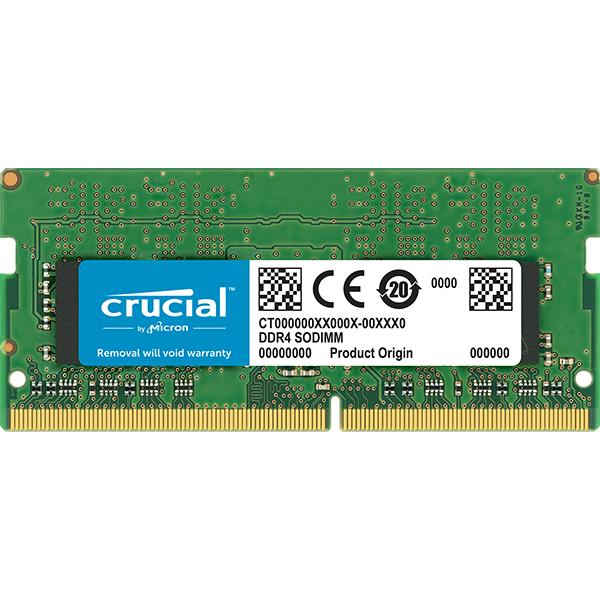 Crucial Crucial CT8G4SFS824A Crucial SO-DIMM, 8GB, DDR4, 2400Mhz, CL17, Single Ranked, ongebufferd, 1,2V