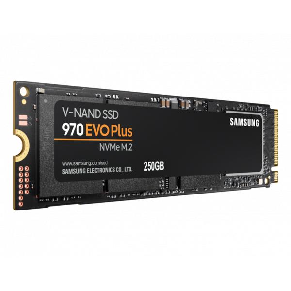 Samsung mz-v7s250bw evo 970 plus ssd, 250 gb, m.2 2280, v-nand mlc, 3500 3300 mb s, 550.000 iops