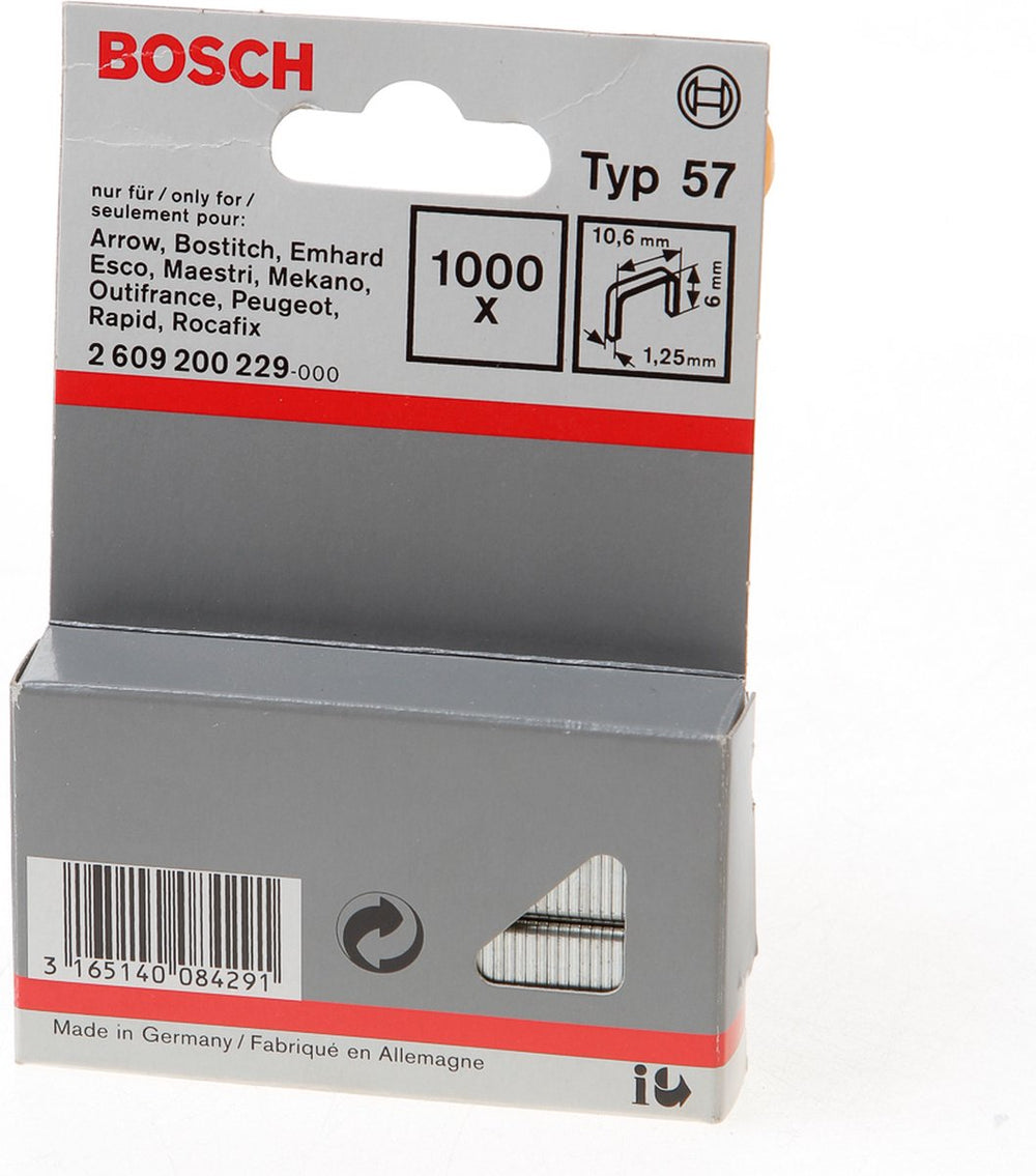 Bosch - niet met platte draad type 57 10,6 x 1,25 x 6 mm