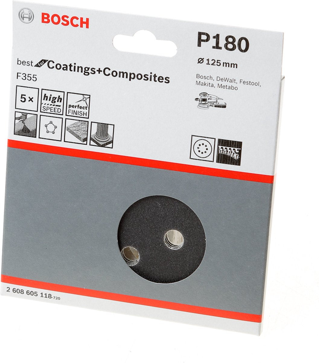 Bosch 5 schuurvel ø125 best coatings 8,180