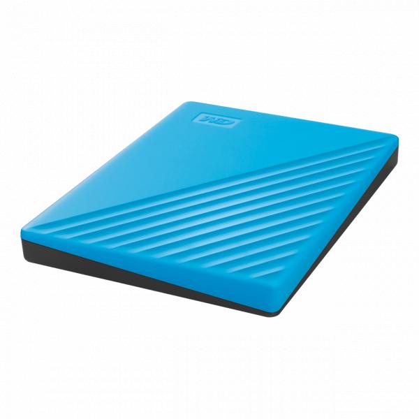 Western Digital wdbpkj0040bbl-wesn my passport externe harde schijf, 4 TB, USB 3.2 gen 1, blauw