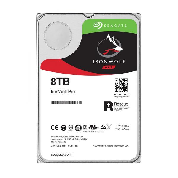 Seagate st8000vn004 ironwolf, 3.5 , 8 tb, 7200 rpm, 256mb, sata3