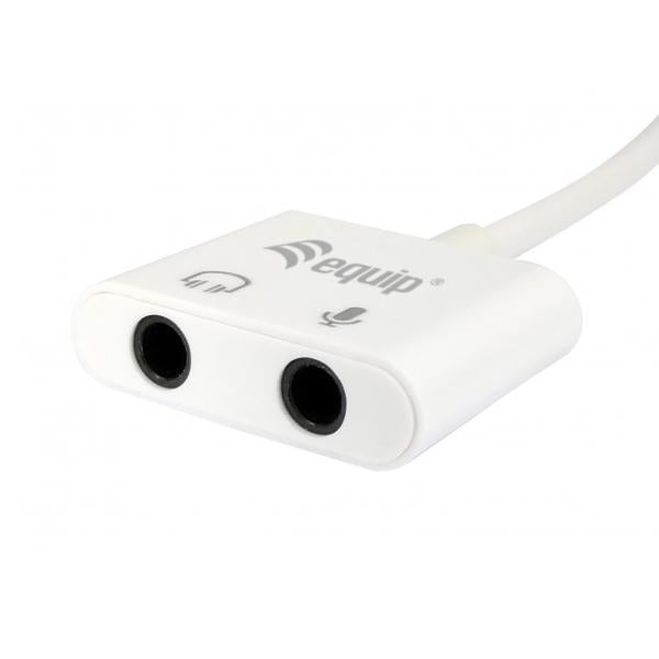 Uitrusting 133460 USB naar audio-adapter, USB type-C -> 3,5 mm-aansluiting
