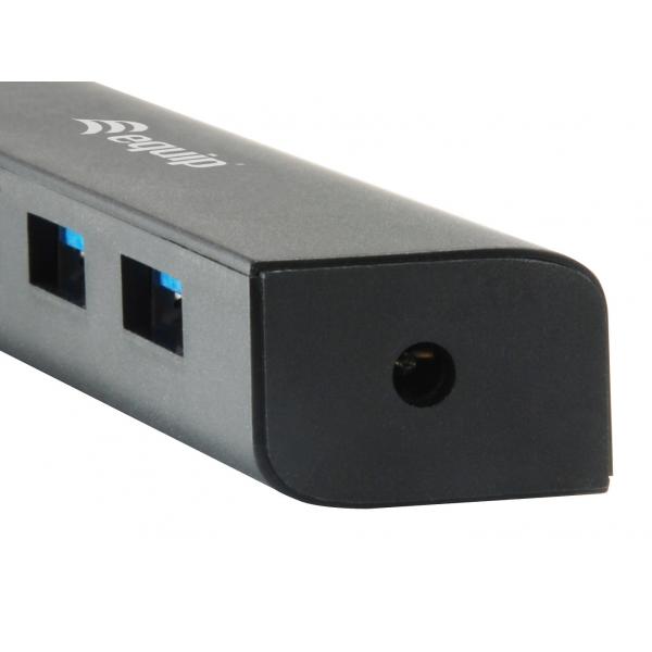 Equip 128954 4-poorts USB-hub, USB 3.2 gen 1 type-c -> USB 3.2 gen 1 type-a, 5000 Mbit s, zwart