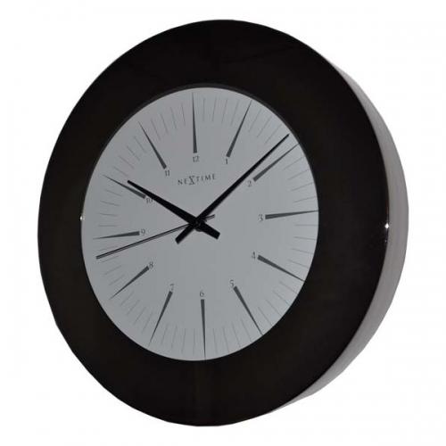 Nextime klok 2945 colt, ø 45 cm, wand, zwart