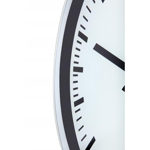 Nextime klok 3031 magic - streep, 25x35,2 cm, muur, wit