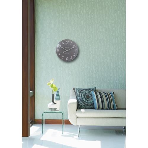 Nextime klok 3084gs london arabic, ø34,5cm, wand, grijswit