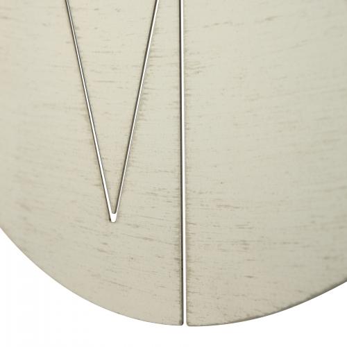 Nextime klok 3104wi galileo, ø43 cm, muur, oud-wit