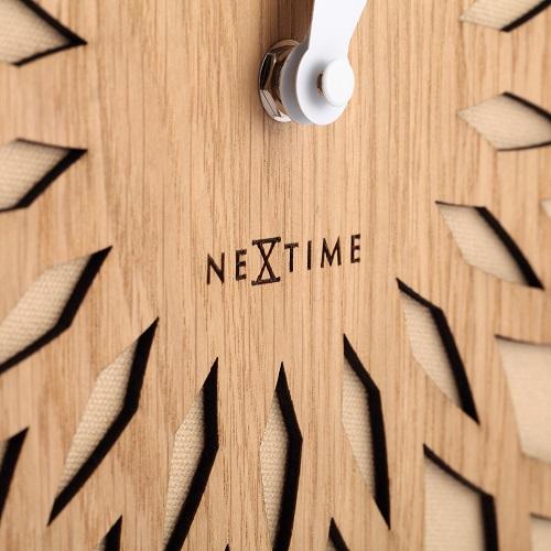 Nextime klok 3149be zon groot, ø50 cm, wand, beige