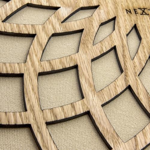 Nextime klok 3150be zon klein, ø35 cm, wand, beige