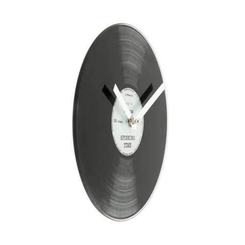 Nextime klok 5163 kleine spintijd, ø20 cm, wand, zwart