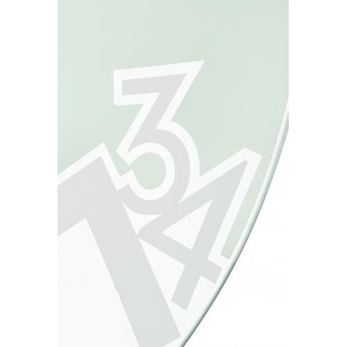 Nextime klok 8115 verlaagd, ø43 cm, wand, zilver