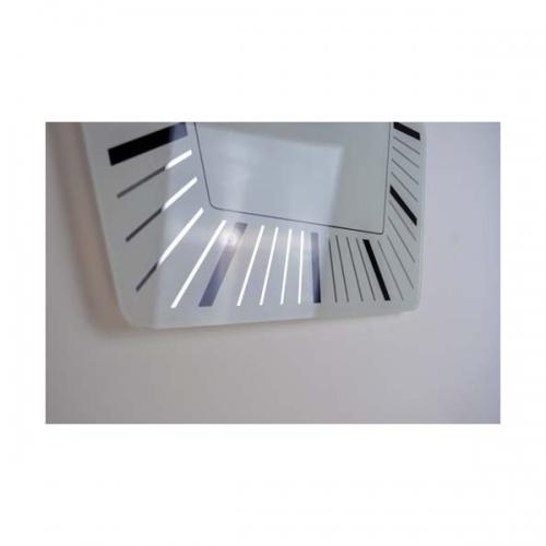 Nextime klok 8128wi hexagon, 43x43 cm, wand, wit