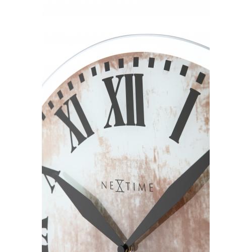 Nextime klok 8162 romana, ø43 cm, wand, wit