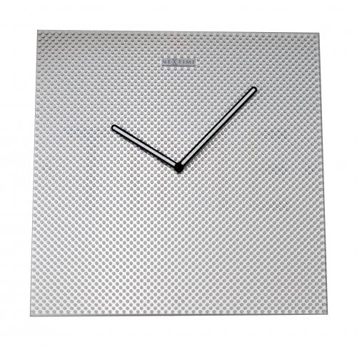 Nextime klok 8165 mysterie - tijd, 43x43 cm, muur, metaal