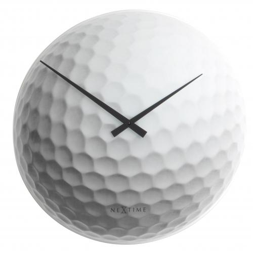 Nextime klok 8806 tijger, ø30 cm, wand, wit