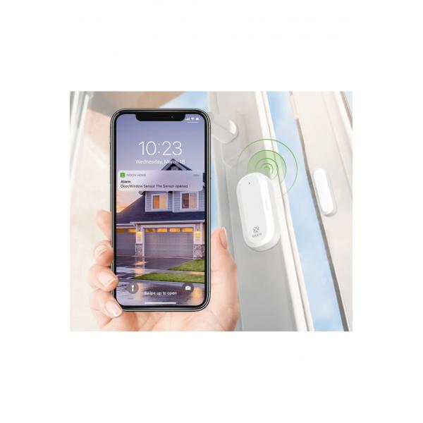 Woox r7047 slimme deurraamsensor, zigbee, wit